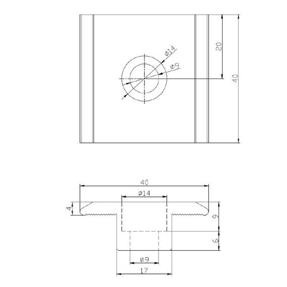 Универсальный серединный зажим для модулей 30-40 мм, фото №844904580