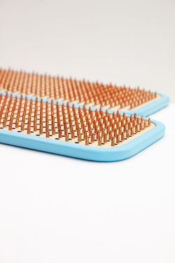 Доска садху Ом на мандале медные гвозди