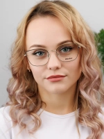 Оправа для очков для зрения металлическая брендовая