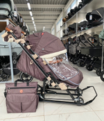 Коляска комбинированная «Ника Детям 7-8K» в ёлочку коричневый (арт. НД7-8K/2)