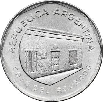 10 аустралей 1989 Аргентина