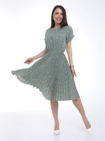 Платье Сабрина (гофре,оливка) Diolche