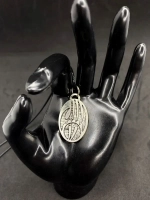 Защитный магический славянский кулон оберег Лапа Медведя