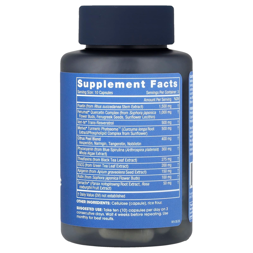 ProHealth Longevity, Rapid Reset, мультисенолитики, 30 капсул