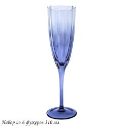 Lenardi 584-034 Набор из 6 фужеров 310мл в под.уп.(х4)Стекло