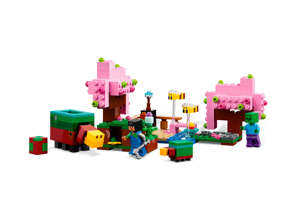 LEGO Minecraft 21260 «Сад цветущей вишни» — биом, постройки и мобы