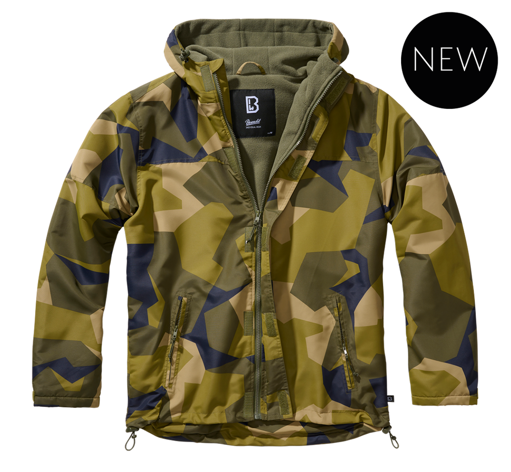 Brandit FRONTZIP WINDBREAKER swedish camo