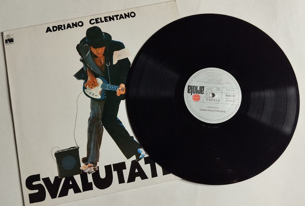 Винтажная виниловая пластинка LP Adriano Celentano Svalutation (Germany 1976)