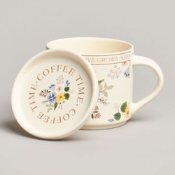 КРУЖКА С КРЫШКОЙ LEFARDSPRING FLOWERS 390МЛ. (КОР=24ШТ.)
