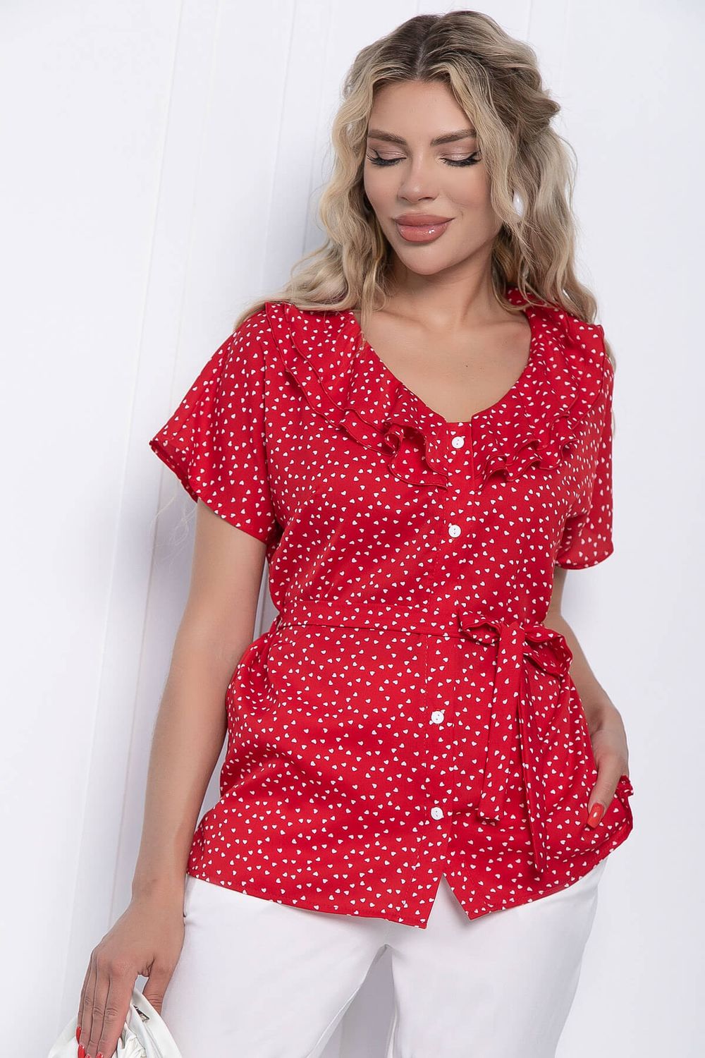 Блуза Дыхание лета (красная) Б11014 LT Collection