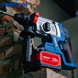 Аккумуляторный перфоратор Nanwei NW-H8261-4, 20V, SDS-Plus, 2 АКБ 4 Ач