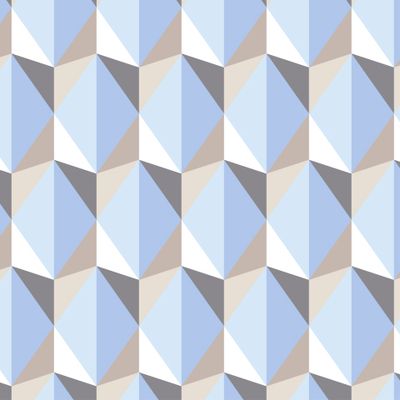 Треугольная иллюзия голубой