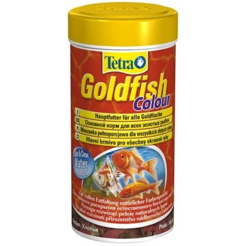 Tetra Goldfish Color Flakes (хлопья) 100мл Корм, усиливающий окраску, для золотых рыбок (Германия)