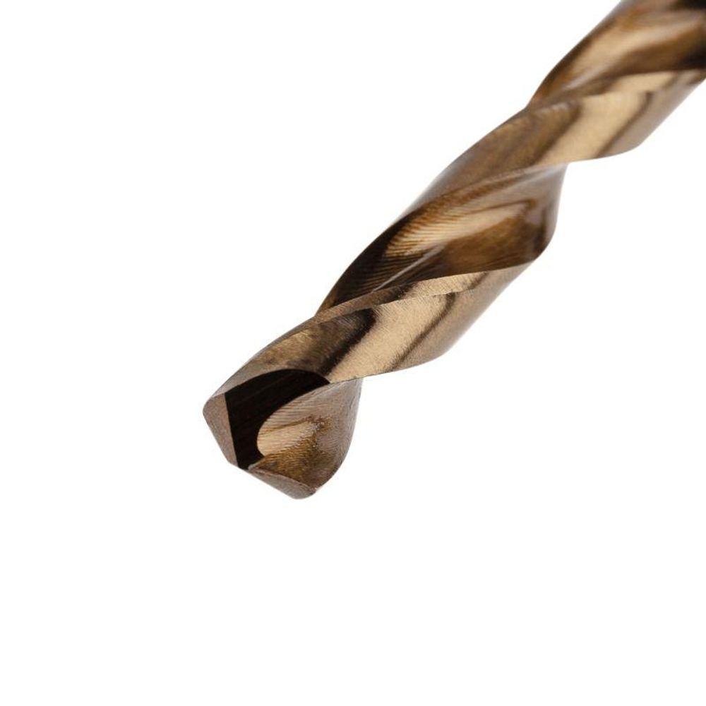 Сверло по металлу 5мм "Кобальт" (сталь HSS-Co 5% M35 P6M5K5) DIN 338 (блист.1шт) Kranz KR-91-0507