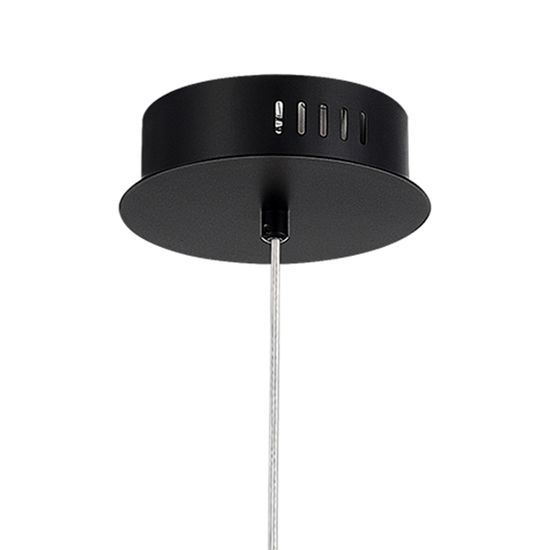 SL6130.403.15 Светильник подвесной ST-Luce Черный/Белый, Дымчатый LED 1*16W 3000K ICE