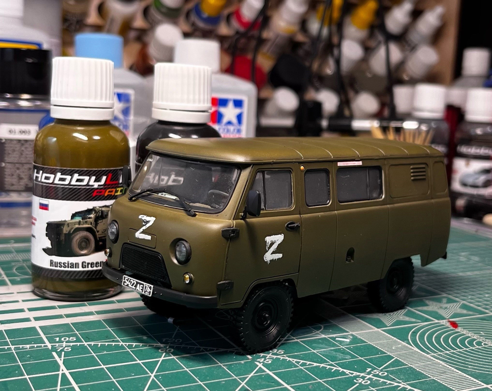Краска лаковая HobbyLink Russian Green HP-9601