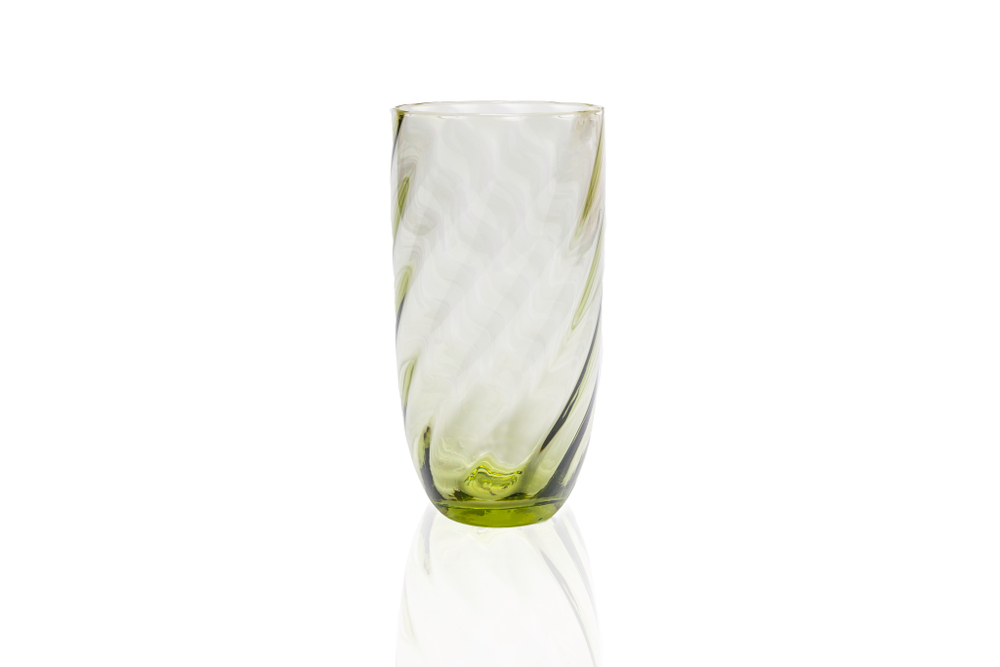 Набор стаканов для воды 2шт 300мл Anna Von Lipa Водоворот зеленый