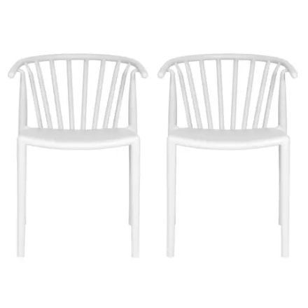 Комплект из 2-х стульев Bradex Home Venice белый