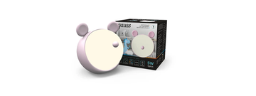 Светильник ночник настольный 5W 2700-6000K NN7024 розовый диммируемый Qplus GTL702 Gauss