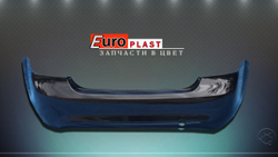 Задний бампер для Ford Focus 2 2007-2009 черный
