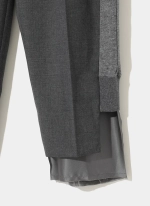 UNDERCOVER БРЮКИ КОМБИНИРОВАННЫЕ СЕРЫЕ