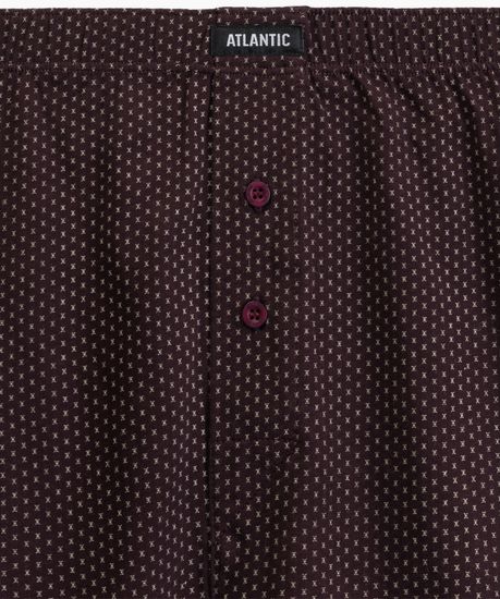 Трусы (2 шт) мужские семейные Atlantic 2MBX-079, хлопок, баклажан + изумрудный