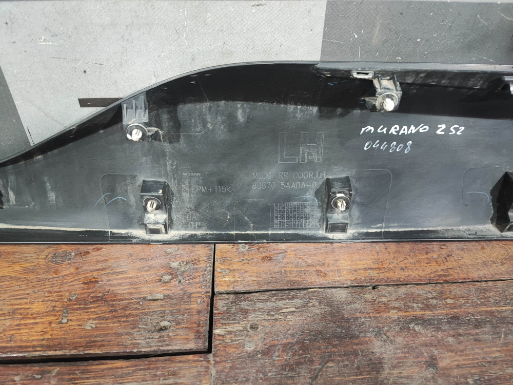 Накладка двери задней левой Nissan Murano 3 (Z52) 14-нв Б/У Оригинал 808705AA0A