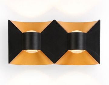 Светильник уличный светодиодный настенный 11W 4200K ST4477/4 BK/GD черный/золото LED IP54 180*90*55 Garden Ambrella