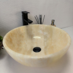 Раковина из оникса Bowl Yellow TinLip BO-63040 45*45*17 39