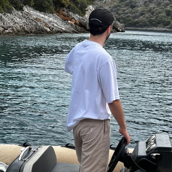 Футболка #4 Оверсайз Белая - фото 2