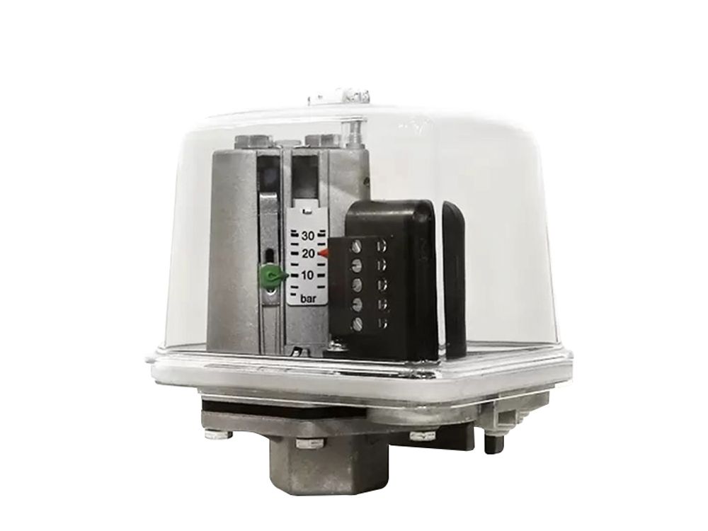 Реле давления воды для насоса 2-32 бар 220В до 0.55 кВт G3/8&quot; алюминиевый фланец Сondor MDR FF4-32 DAH