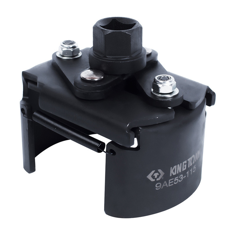 KING TONY (9AE53-115) Съемник масляных фильтров 1/2", 80-115 мм, двухзахватный