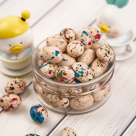 Драже шоколадное с миндалем «Яички цветные крапинки» 0,5 кг