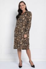 Платье Королевская кобра (кофейное) П12648-15 LT Collection