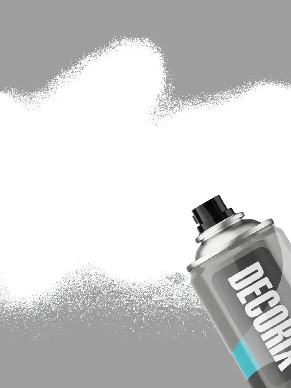 Грунт для пластика аэрозольный белый матовый DECORIX - грунтовка для пластика в баллончике 520 мл