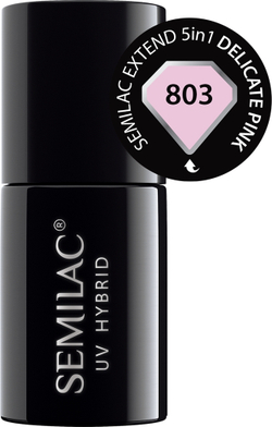 Semilac UV Hybrid Extend 5in1 - гибридный лак для ногтей, 7 ml