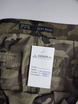 Бриджи Zara камуфляжные 48 размер