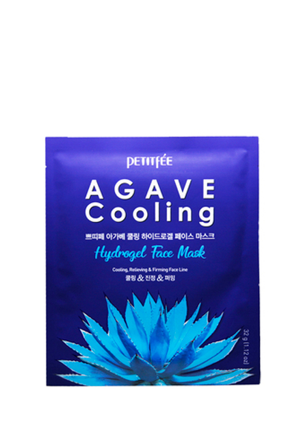 Petitfee Agave Cooling Hydrogel Face Mask Гидрогелевая маска для лица с охлаждающим эффектом