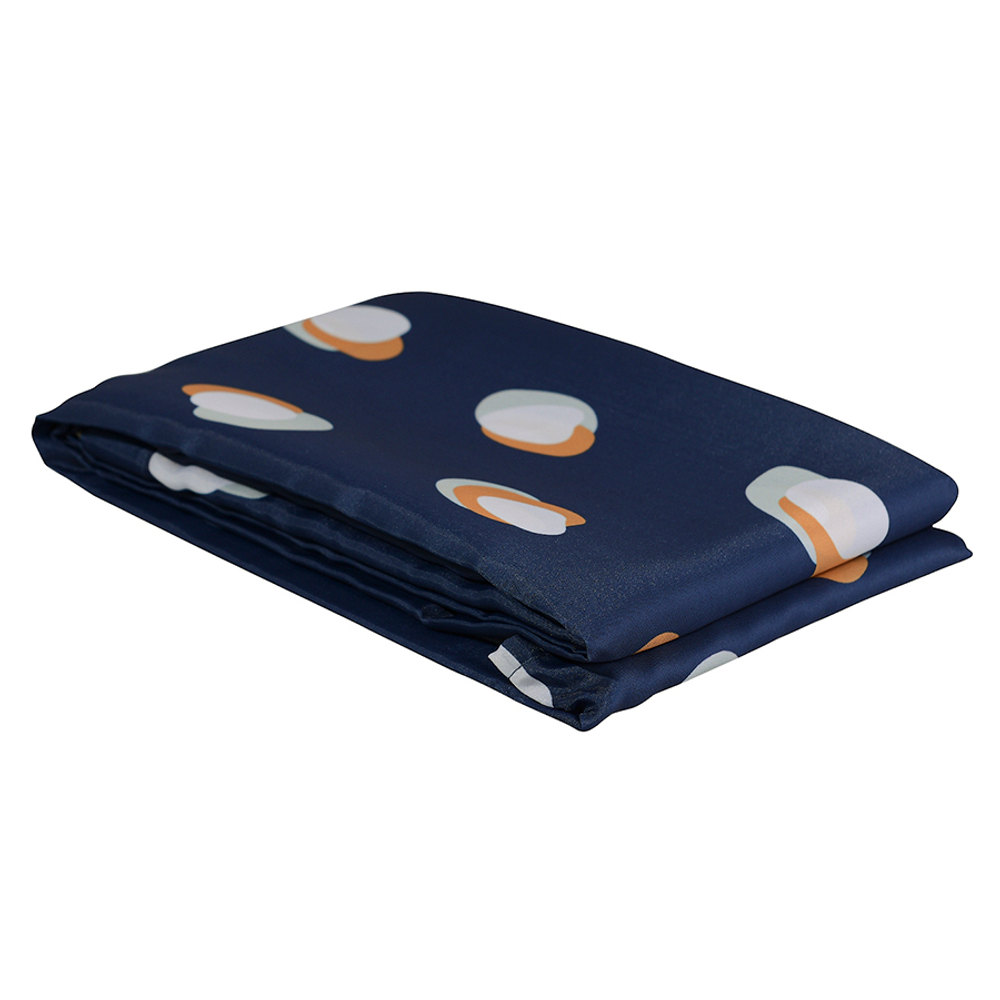 Шторка для ванной 180х200 Tkano Wild Sun Spots темно-синяя