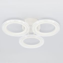 Светильник потолочный светодиодный ЭРА Модерн Ring CLL-1-39W 4K WH без ДУ белый