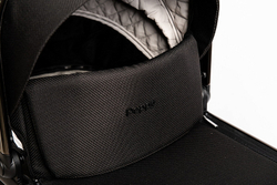 Детская коляска Peppy Tecla 3 в 1 с автокреслом First black Shadow Black Chrome Edition (Черный)