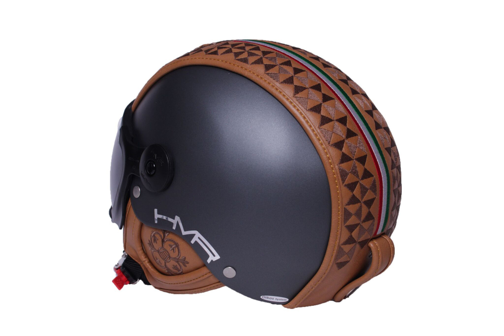 Шлем горнолыжный с визором HMR HERITAGE Z1 23.354 GIULIETTA ANTRACITE (L)+VTS2B