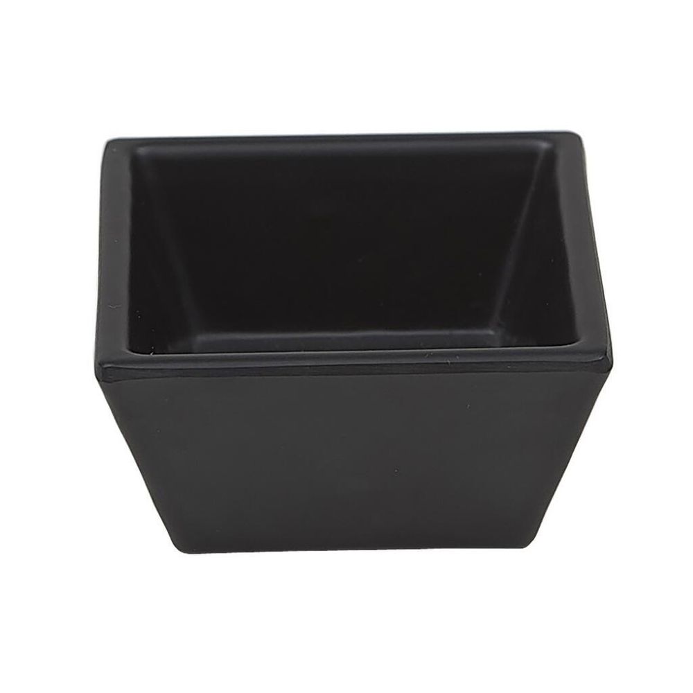 Соусник 30 мл 5,5*5,5 см h3 см квадрат. Black Finish пластик меламин P.L. Proff Cuisine
