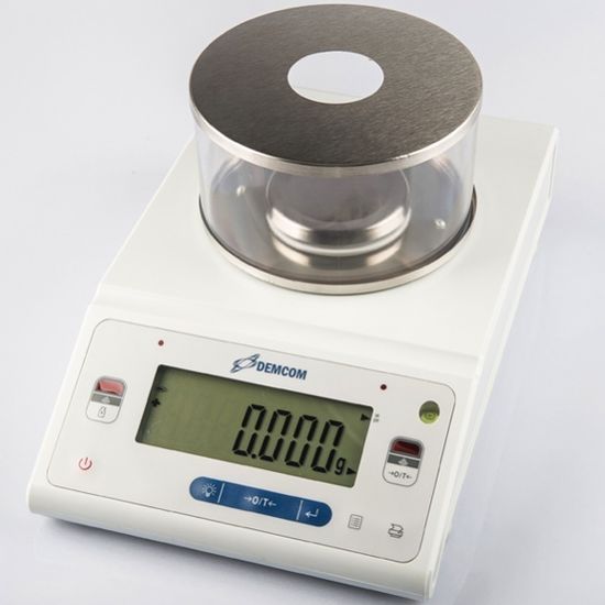 Лабораторные весы DEMCOM DL-213 с гирей