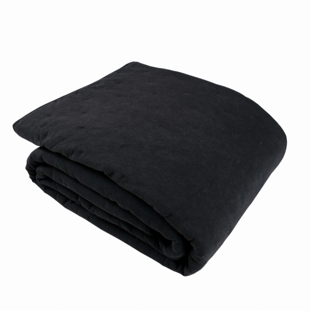 Покрывало 240х260 и 2 декоративные наволочки 65х65 Hamam Payas dark grey