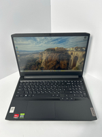 Ноутбук Lenovo IdeaPad Gaming 3 15ACH6 (82K201D1RK) 15.6"/AMD Ryzen 5 5600H/RAM 8GB/SSD 256GB/Nvidia RTX3050 4GB/1920*1080/IPS/DOS/Подсветка кл-ры: LED/Черный. Состояние: Уценка/небольшой след. на матрице от клавиатуры