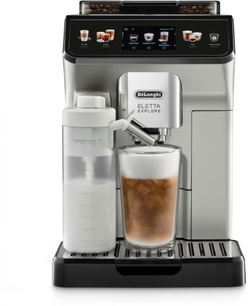Кофемашина Delonghi Eletta Explore ECAM450.55.S 1450Вт серебристый/черный