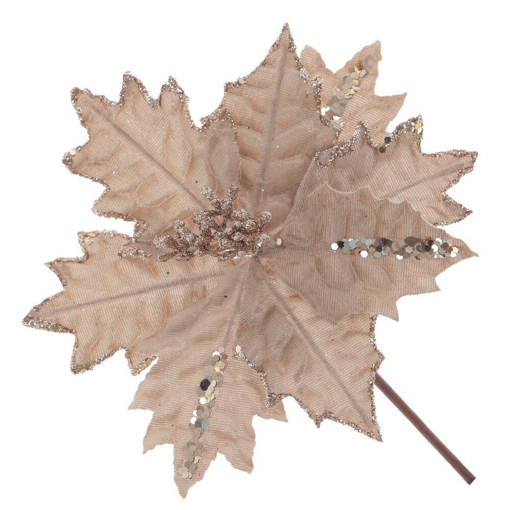 GAEM Цветок искусственный "Пуансеттия", L20 W20 H20 см, 2в.