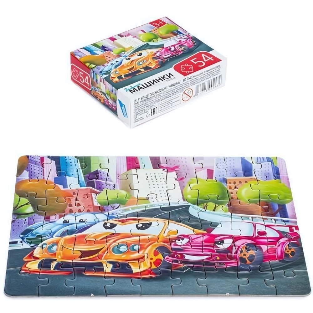 Пазл 54эл. "Машинки" RI5405C (Dream Makers)