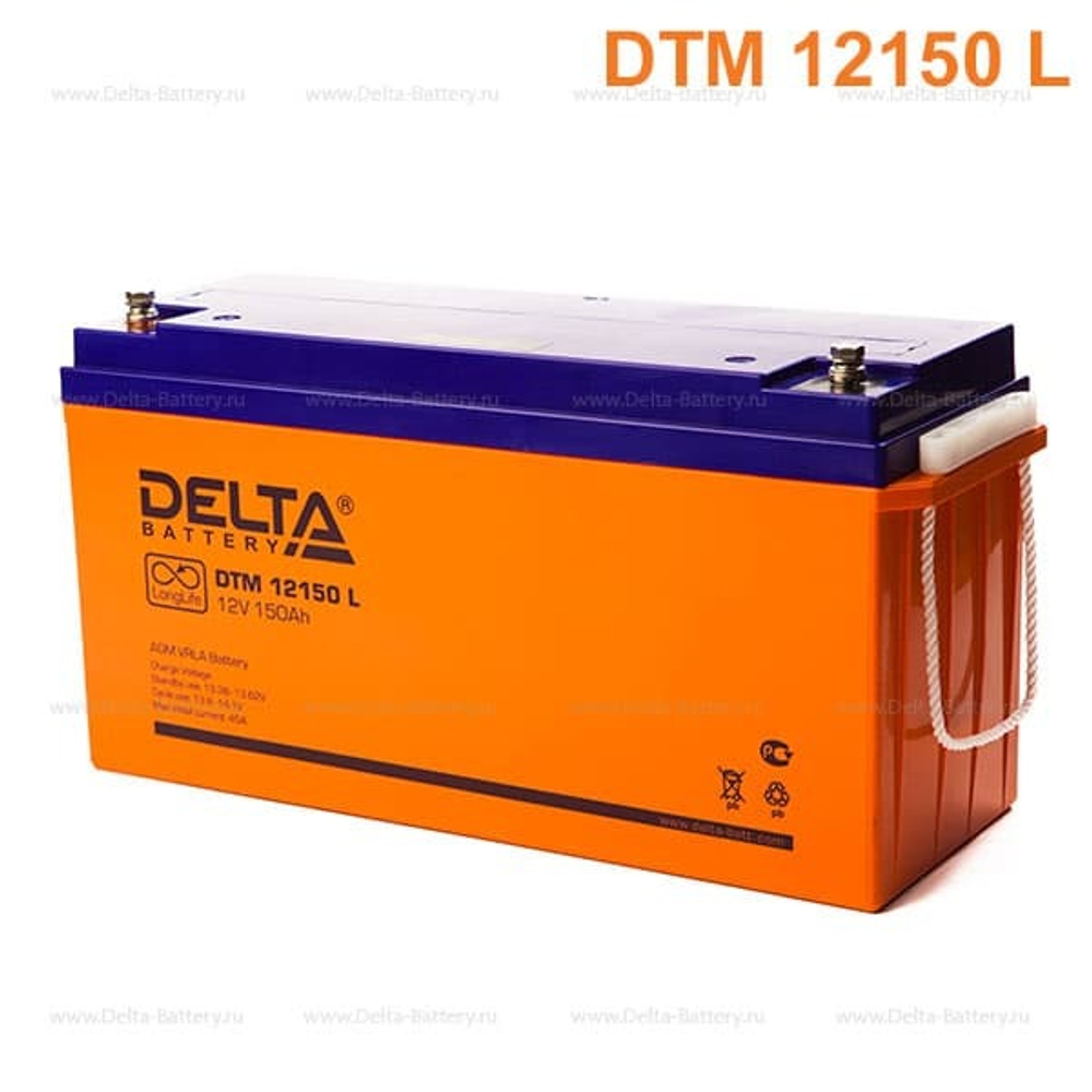 Аккумуляторная батарея Delta DTM 12150 L (12V / 150Ah)